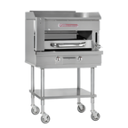 Thumbnail image #1 for Southbend (Middleby) Platinum SSB-32 Radiant Steakhouse Broiler with Griddle Top, 84,000 BTU, 9-Position Rack, Stainless Steel
