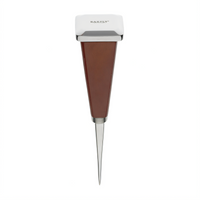 Barfly Deluxe 6-5/8 Inch Ice Pick with Cast Stainless Steel Head and Squared Wood Handle