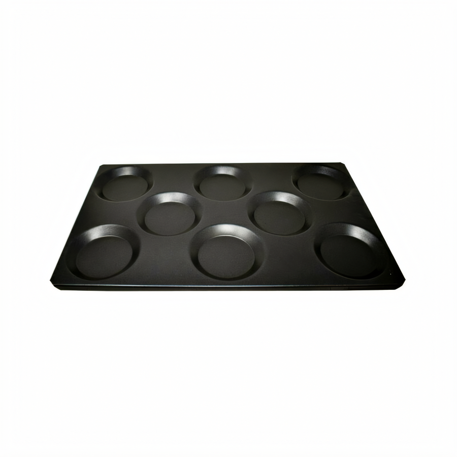 Product image #1 for Omcan Multi-Baker Pan, GN 1/1, 12 x 20 Inch, 8-Mold, Non-Stick Stainless Steel