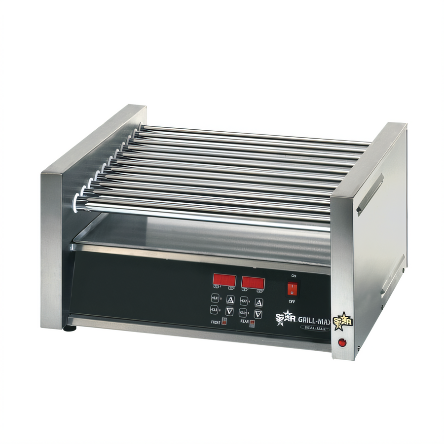 Product image #1 for Grill-Max 30-Hot-Dog Stadium Seating Roller Grill with Duratec Coated Rollers and Programmable Electronic Controls