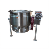 Southbend Steam Electric 20-Gallon Full-Jacket Tilting Kettle with Thermostatic Control and Tri-Leg Base