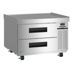 Thumbnail image #1 for Hoshizaki Steelheart CR36B One-Section 36.5-Inch Two-Drawer Stainless Steel Refrigerated Equipment Stand