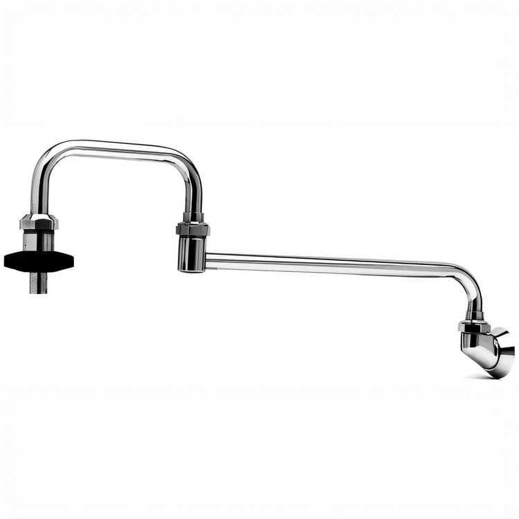 Product image #1 for T&S Brass B-0581 24-Inch Splash-Mounted Double-Jointed Pot Filler Faucet