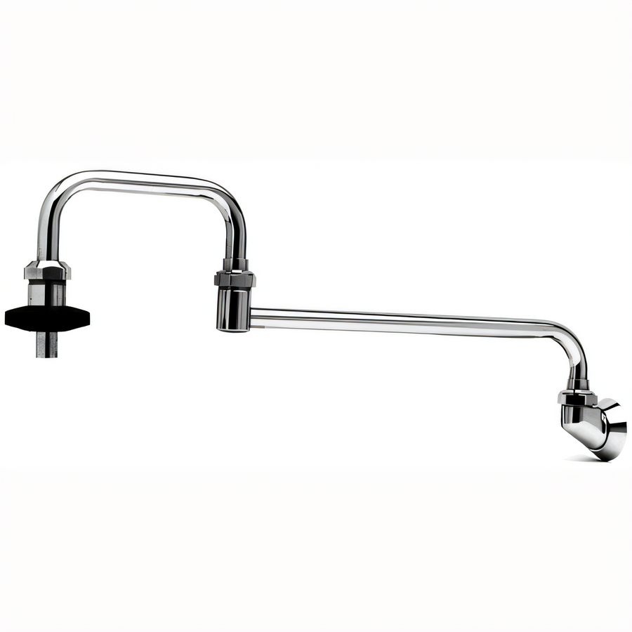 Product image #1 for T&S Brass B-0581 24-Inch Splash-Mounted Double-Jointed Pot Filler Faucet