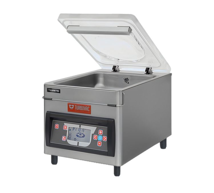 Product image #1 for Trento Turbovac TS40 Heavy-Duty Countertop Chamber Vacuum Sealer, 16-1/2 Inch Seal Bar, 25 m³ Busch Pump, 10-Program LCD Control