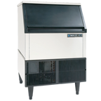 Thumbnail image #1 for Maxximum Maxx Ice MIM265H 265 lb. Half-Dice Cube Ice Maker with 75 lb. Built-In Storage Bin, Air-Cooled Stainless Steel