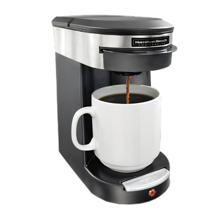 Product image #1 for Hamilton Beach Commercial International Front-Loading Single-Cup Pod Coffee Maker, 230V