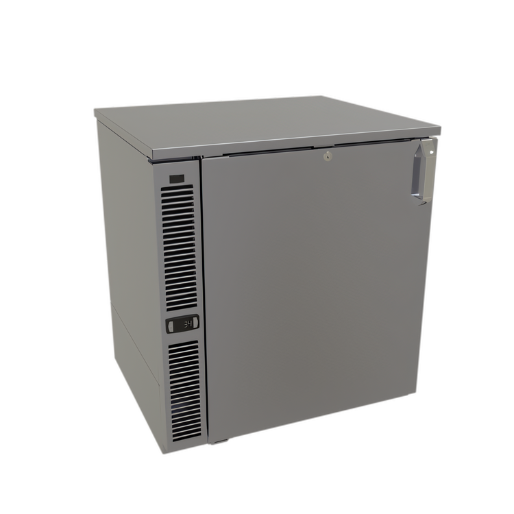 Product image #1 for Glastender C1SL28 One-Zone Side-Serviced Low-Profile Back Bar Cooler, 28-Inch Wide, One Section