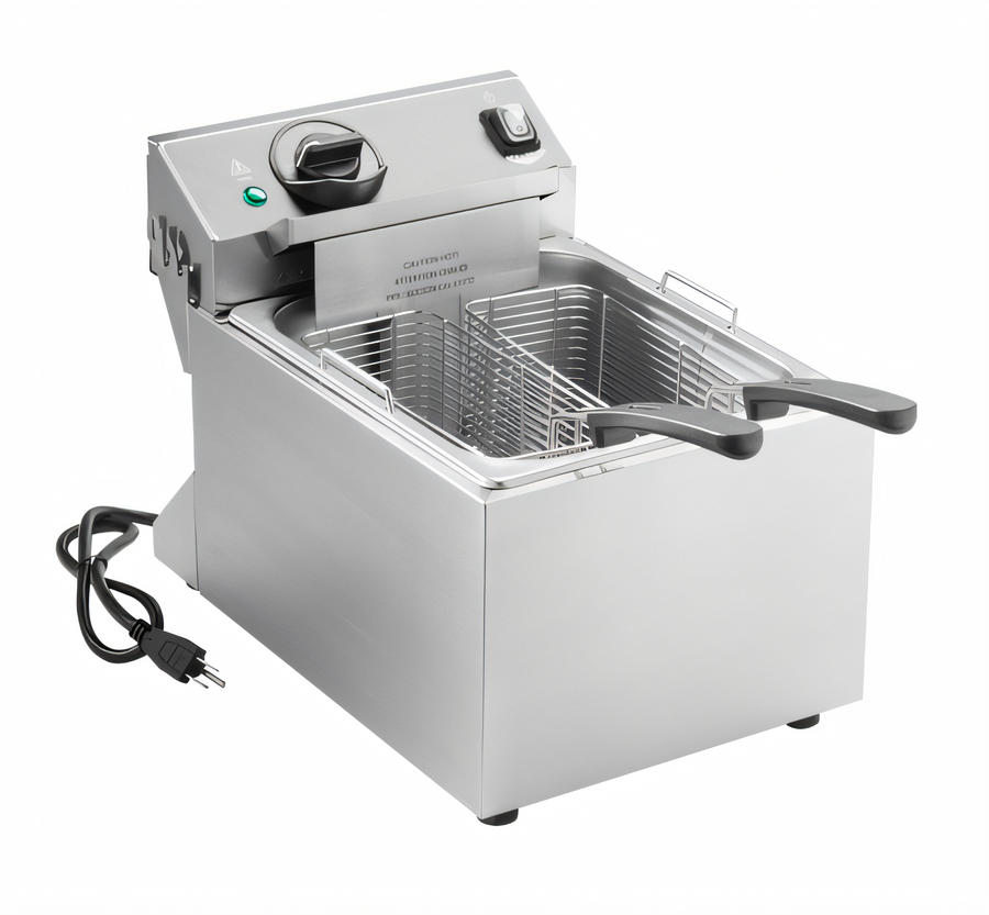 Product image #1 for Vollrath 10 lb Countertop Single Well Electric Deep Fryer, Stainless Steel, 208-240V