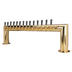 Thumbnail image #1 for Pass-Thru Glycol-Cooled Countertop Draft Beer Tower with 14 Faucets, PVD Brass Finish