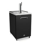 Thumbnail image #1 for Kelvinator Commercial KCHBBD1D1T Draft Beer Dispenser, 24-Inch, 9 Cu. Ft., 1-Door 1-Tower, Black Exterior with Stainless Steel Top and Interior