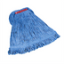 Thumbnail image #1 for Super Stitch Large Blue 4-Ply Cotton/Synthetic Blend Looped-End Mop Head with 1-Inch Headband