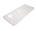 Thumbnail image #1 for White Rectangular Plastic Bakery Display Tray, 10 x 30 Inches