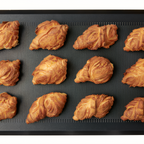 Thumbnail image #1 for Lainox ATF12 Perforated Non-Stick 1/2 GN Aluminum Bake Pan with Open Corners