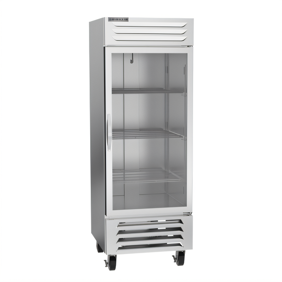 Product image #1 for Beverage-Air Vista® 30-Inch One-Section Glass Door Reach-In Freezer, Bottom-Mounted Self-Contained, 25.97 Cu. Ft.