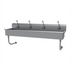 Thumbnail image #1 for Advance Tabco FS-WM-80EF Wall-Mounted Multiwash Hand Sink with 4 Electronic Faucets, 80 Inch