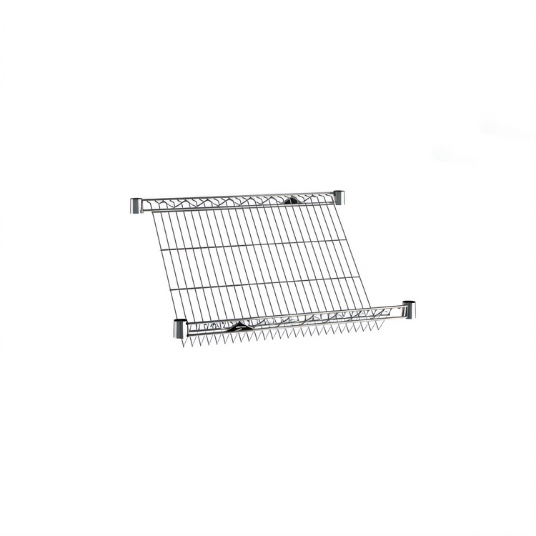 Product image #1 for Metro Super Erecta Additional Slanted Wire Shelf for Merchandiser Dispenser Racks, 24" x 18", Chrome Plated