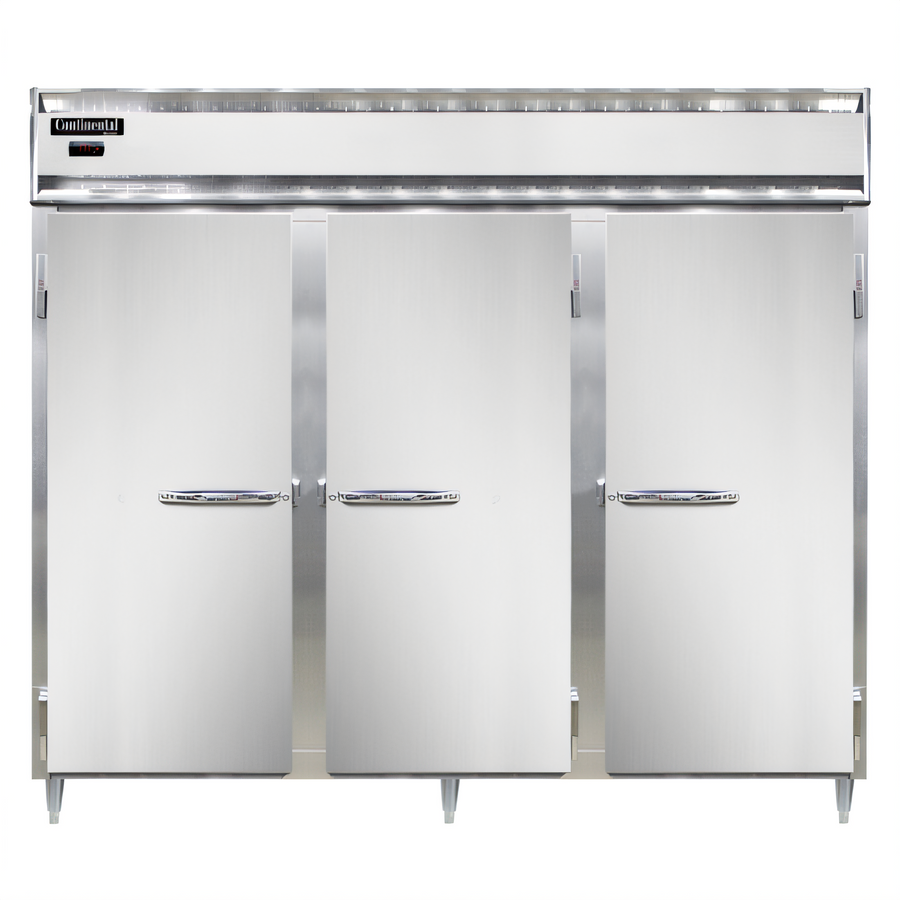 Product image #1 for Continental Refrigerator Designer Line DL3WE-SA Extra Wide Three-Section Heated Holding Cabinet