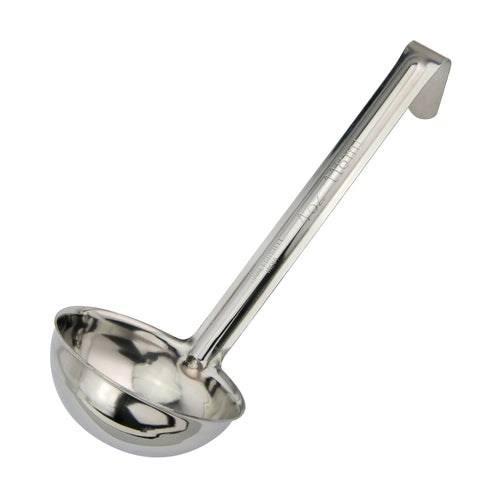 Product image #1 for Winco 4 oz. Stainless Steel Serving Ladle with 6-Inch Handle, One-Piece, Mirror Finish