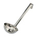 Thumbnail image #1 for Winco 4 oz. Stainless Steel Serving Ladle with 6-Inch Handle, One-Piece, Mirror Finish
