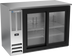 Thumbnail image #1 for Beverage-Air 48-Inch Shallow Depth Back Bar Refrigerator with 2 Sliding Glass Doors, 12.56 Cu. Ft., Stainless Steel