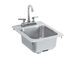 Thumbnail image #1 for Vollrath 13 x 17 Inch Drop-In Self-Rimming Single Bowl Underbar Sink with Gooseneck Faucet and Strainer