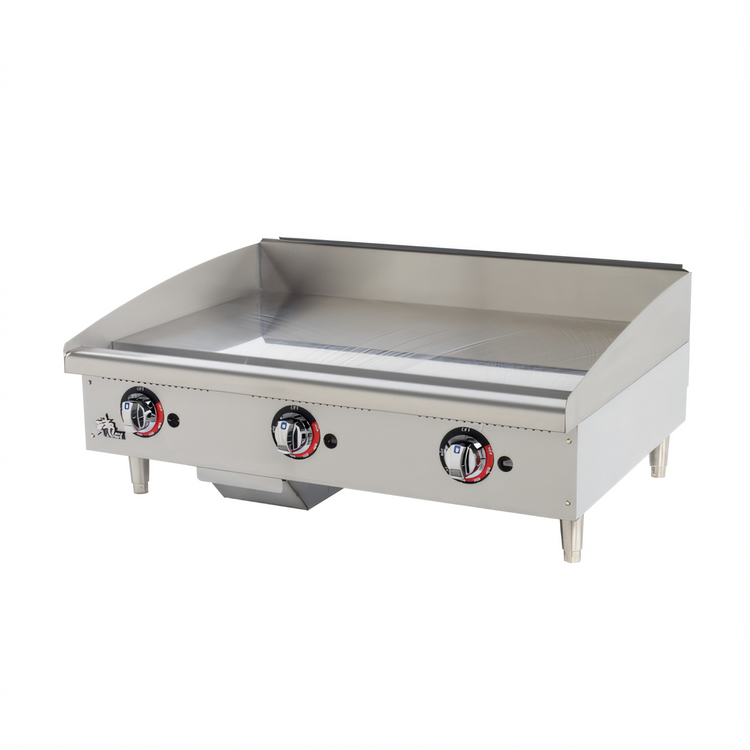 Product image #1 for Star-Max 36-Inch Heavy Duty Countertop Gas Griddle with 1-Inch Polished Steel Plate