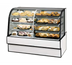 Thumbnail image #1 for Federal Industries Curved Glass Vertical Dual-Zone Bakery Display Case, Refrigerated Left / Non-Refrigerated Right, 59-Inch Wide