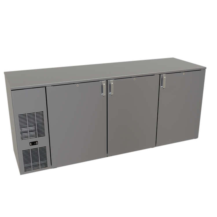 Product image #1 for Glastender CP1FB84 84-Inch Bar Profile Pass-Thru Front-Serviced Back Bar Cooler