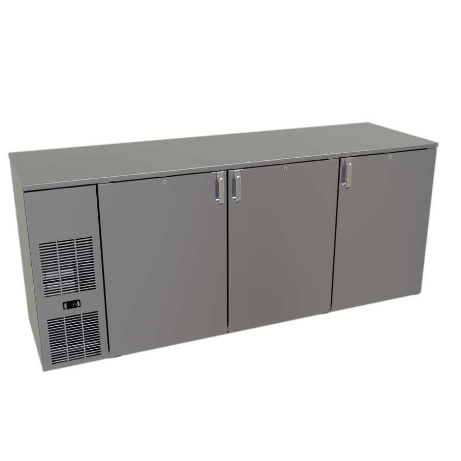 Product image #1 for Glastender CP1FB84 84-Inch Bar Profile Pass-Thru Front-Serviced Back Bar Cooler