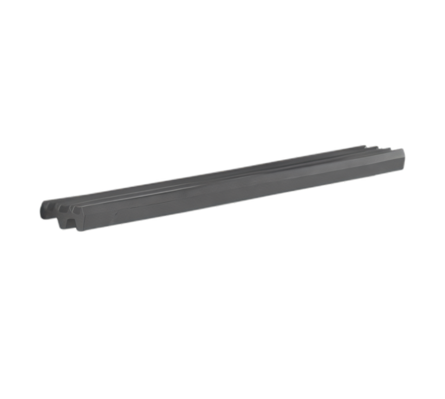 Product image #1 for Cambro Versa Food Bar 5-Foot Tray Rail Accessory, Granite Gray