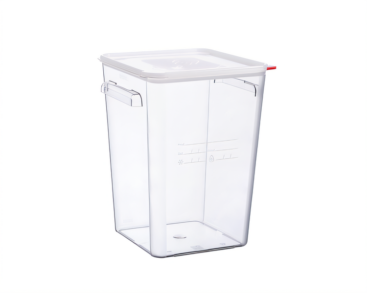Product image #1 for Araven 23 Qt Clear Square Polycarbonate Food Storage Container with Airtight Lid