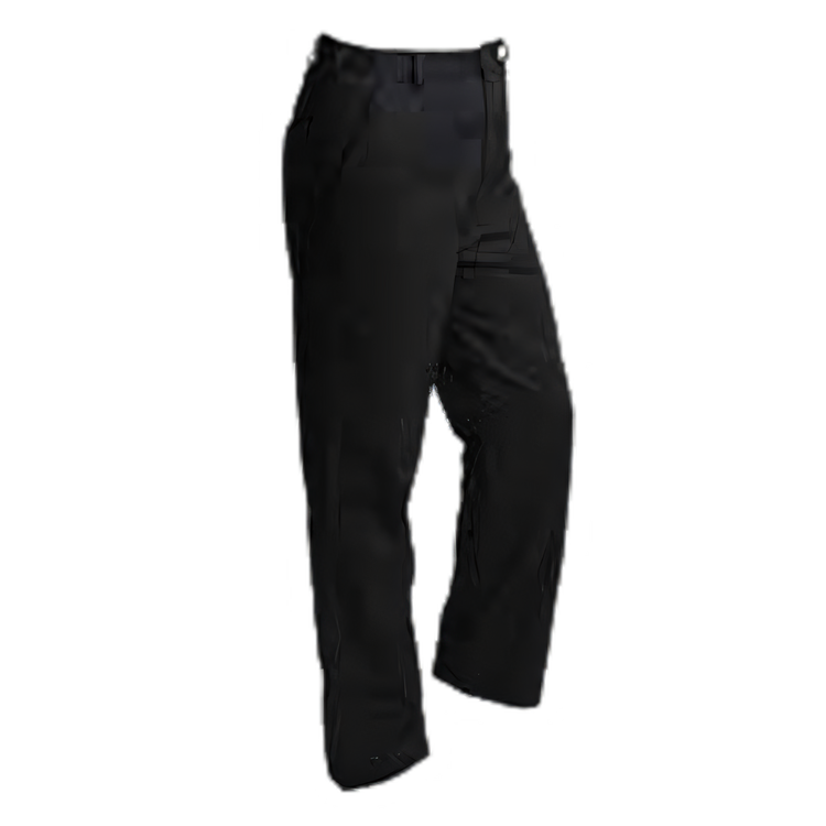 Product image #1 for Mercer Culinary Renaissance Men's Black Straight-Leg Pleated Front Chef Pants, 3X