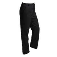 Mercer Culinary Renaissance Men's Black Straight-Leg Pleated Front Chef Pants, 3X