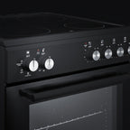 Thumbnail image #1 for Summit Commercial Summit Appliance REXT24BL 24-Inch Black Smooth-Top Electric Convection Range with Ceramic Glass Cooktop