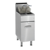 Thumbnail image #1 for Imperial IFS-2525 Gas Floor Model Deep Fryer with 2 Half-Size Pots, 25 lb. Capacity Each
