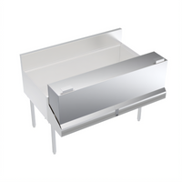 48-Inch Stainless Steel Locking Cover for Double Speed Rail