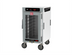 Thumbnail image #1 for Metro HotBlox Narrow 8-Pan Half-Height Mobile Insulated Holding Cabinet with Digital Touchscreen and Clear Door