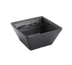 Thumbnail image #1 for American Metalcraft 58 oz. Square Break-Resistant Melamine Bowl, Faux Slate Black, 7 Inch