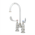 Thumbnail image #1 for T&S Brass Double Pantry Deck-Mount Faucet with 4