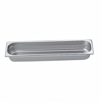 1/2 Size Long Solid Stainless Steel Steam Table Pan