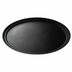 Thumbnail image #2 for Cambro Camtread Oval Non-Skid Serving Tray, 23-1/2 x 28-7/8 Inches, Black Satin Fiberglass