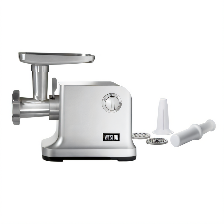 Product image #1 for Weston Countertop Electric Two-Speed Meat Grinder & Sausage Stuffer with #12 Hub, 1 HP