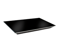Portable Heated Black Ceramic Glass Warming Shelf, 36 Inch, Thermostatic 100°F to 200°F