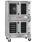 Thumbnail image #1 for Southbend Platinum PRO PCG140S/SI-PRO 2-Deck Gas Convection Oven, Standard Depth, Solid State Controls, 5-Pan Capacity Per Compartment
