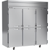 Thumbnail image #1 for Beverage-Air Horizon Series Three-Section Top-Mount Reach-In Refrigerator with Six Half-Solid Doors, 71.52 Cu. Ft.