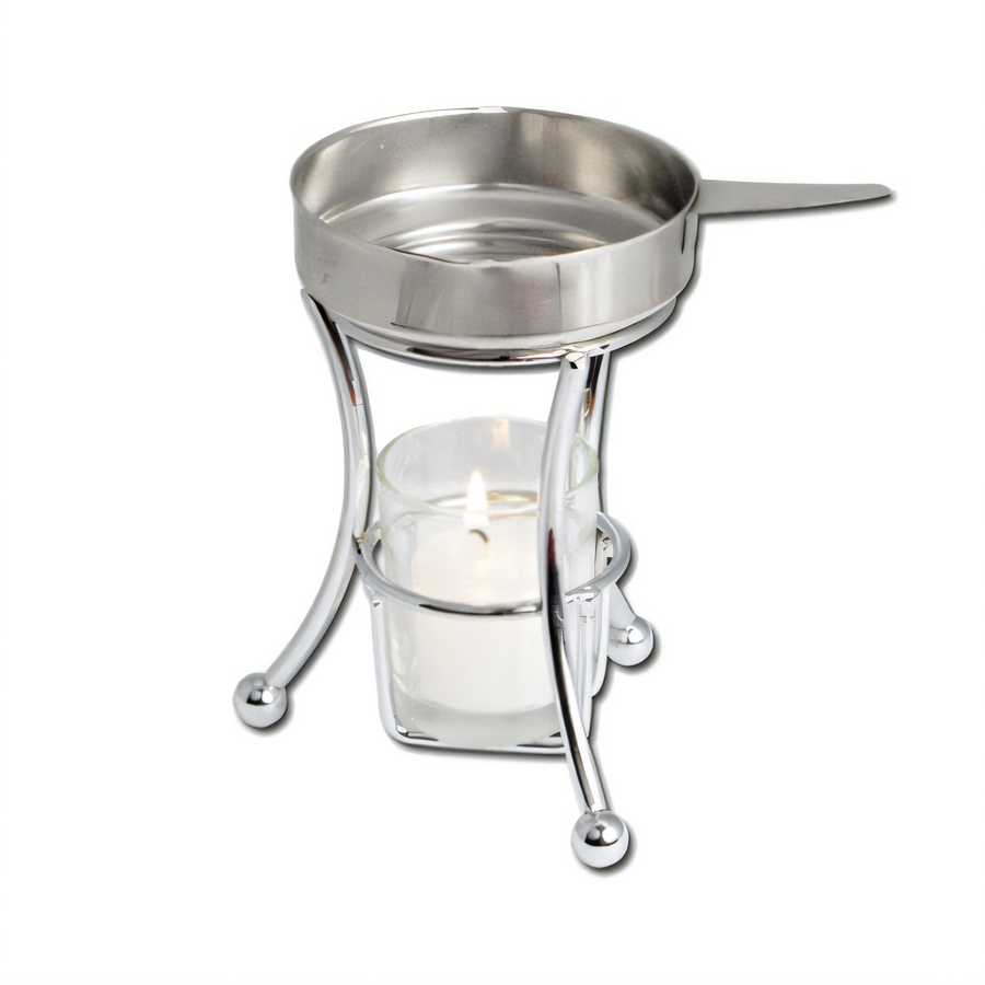 Product image #1 for Winco 4.2 oz 4-Piece Stainless Steel Chrome-Plated Butter Warmer Set