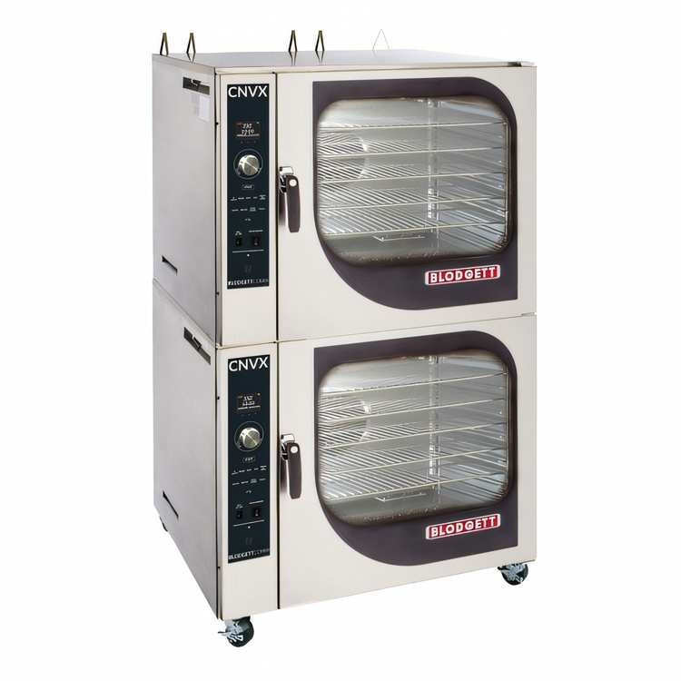 Product image #1 for Blodgett CNVX-14G DBL Double-Stack Gas Convection Oven, 2 Decks, Full-Size Pan Capacity
