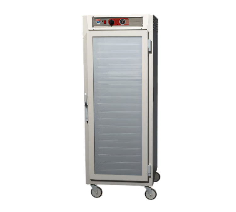 Product image #1 for Metro C5 6 Series Mobile Full-Height Pass-Thru Heated Holding Cabinet with Combination Doors, 35-Pan Capacity, 120V