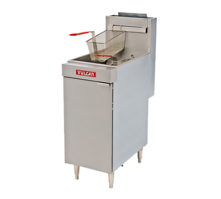 Product image #1 for Vulcan LG300 Free-Standing Gas Fryer, 15-1/2-Inch Wide, 35-40 lb Capacity
